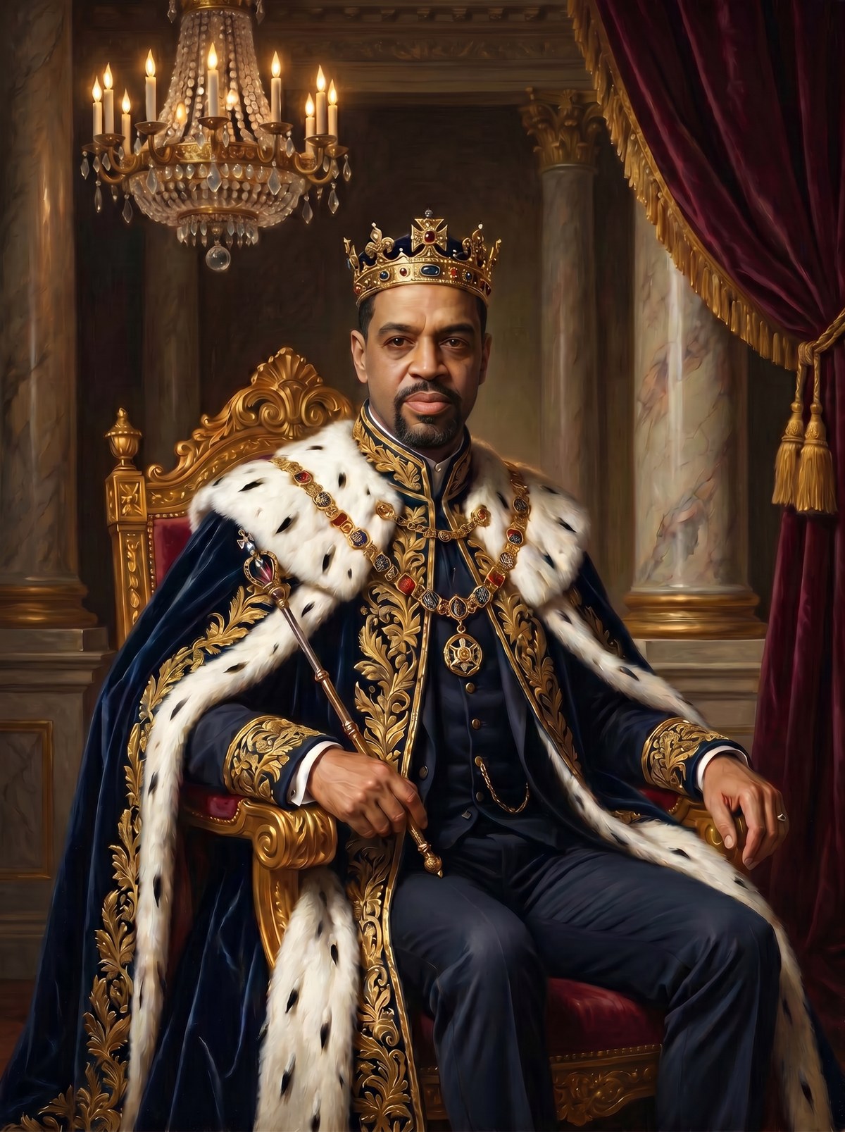 Royal portrait of King Bernard Smith — The Proof